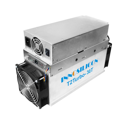 Kullanılmış Innosilicon T2T 30T 2200W 720MH/S 422mm*142mm*213mm 9.5kg