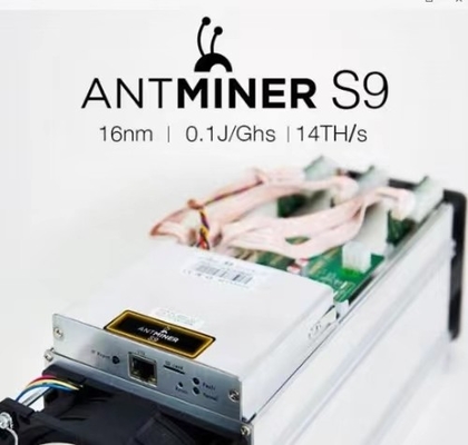 BTC Madenciliği S9 13.5T Kullanılmış Kripto Madenciliği Ekipmanı 75dB Düşük Gürültü