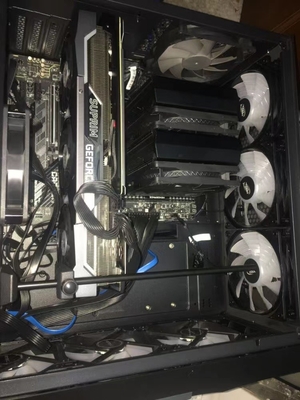 GDDR6X 850W MSI GeForce RTX 3070 Ti SUPRIM X 8G Grafik Kartı 1860MHz