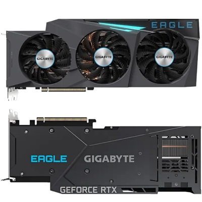10240 CUDA Mining Rig Grafik Kartı GA102 GIGABYTE GeForce RTX 3080Ti EAGLE 12GB