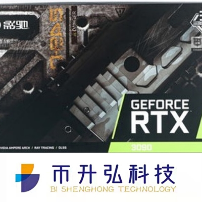 1695MHz Madencilik Rig Grafik Kartı Nvidia GALAX 3090 24GB 10496 CUDA