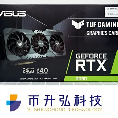 Siyah 24GB ETH Mining Rig Grafik Kartı ASUS TUF GeForce RTX 3090