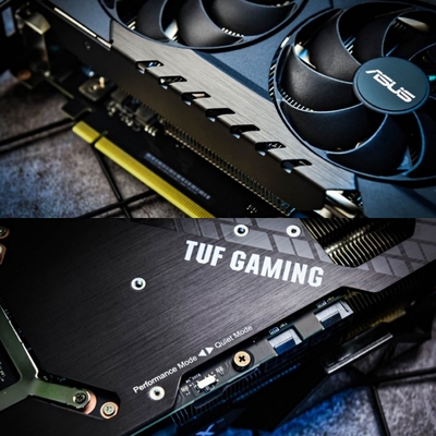 5888 CUDA ASUS GeForce TUF RTX 3070TI 8GB 290W 14000MHz Tamamen Süper Soğuk