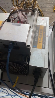 Kullanılmış Lite Coin Miner 942W Bitmain Antminer L3++ 550M 6.5Kg