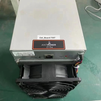 1510W ZEC Miner 200 Ksol/S Antminer Z15e 228×134×279mm RJ45 Ethernet Bağlantısı